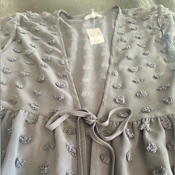 ⭐️MAURICES NWT sheer duster cardigan Size Medium - Picture 2 of 5